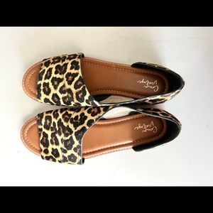 Crown Vintage Pavletta Flat Leopard Print